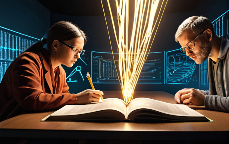 A dynamic, modern scene contrasting rigid academic symbols (a glowing diploma, textbooks) with fluid, real-world action. In the foreground, a professional is actively engaged in solving a complex, multifaceted problem, depicted as intertwined glowing data streams or abstract challenges. Surrounding them are diverse, collaborative team members, showcasing effective communication and innovative thinking. The background should subtly hint at an evolving, AI-influenced market, with adaptability and practical execution as key themes. Cinematic lighting, rich textures, reflecting resilience and tangible value creation.